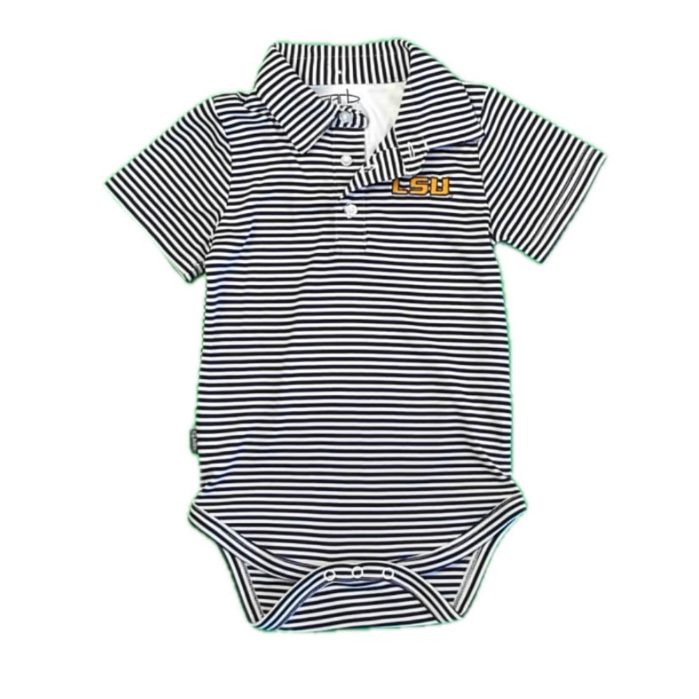 Garb Boys Purple Stripe Onesie size: 12-18 Months